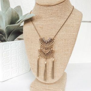 Chloe + Isabel Antique Gold Plated Necklace